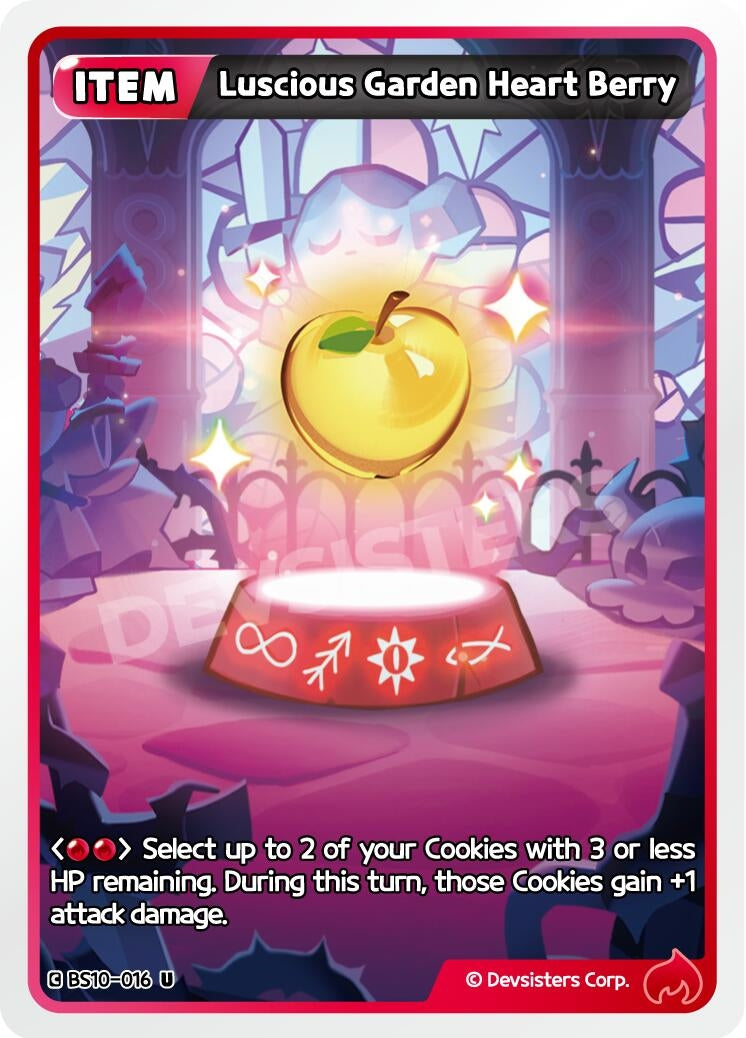 Image for Luscious Garden Heart Berry (BS10-016) [The Dark Enchantress War] - CookieRun: Braverse TCG