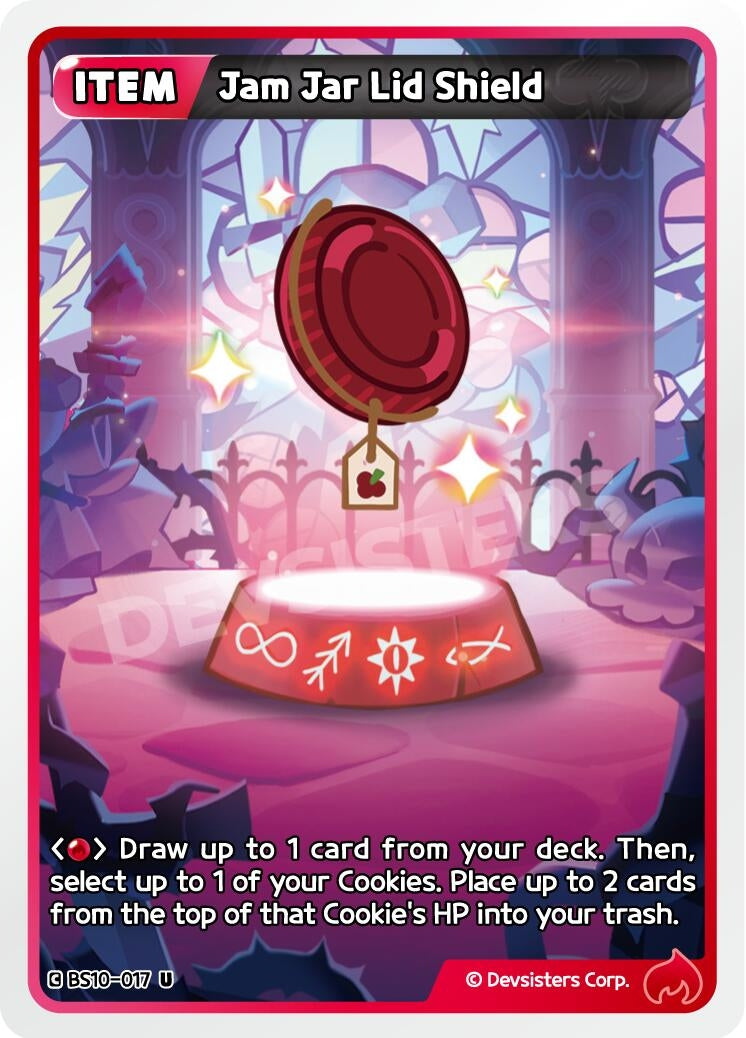 Image for Jam Jar Lid Shield (BS10-017) [The Dark Enchantress War] - CookieRun: Braverse TCG
