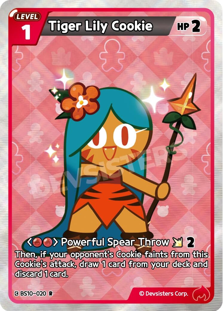 Image for Tiger Lily Cookie (BS10-020) [The Dark Enchantress War] - CookieRun: Braverse TCG