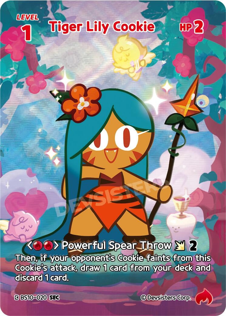 Image for Tiger Lily Cookie (SEC) (BS10-020) [The Dark Enchantress War] - CookieRun: Braverse TCG