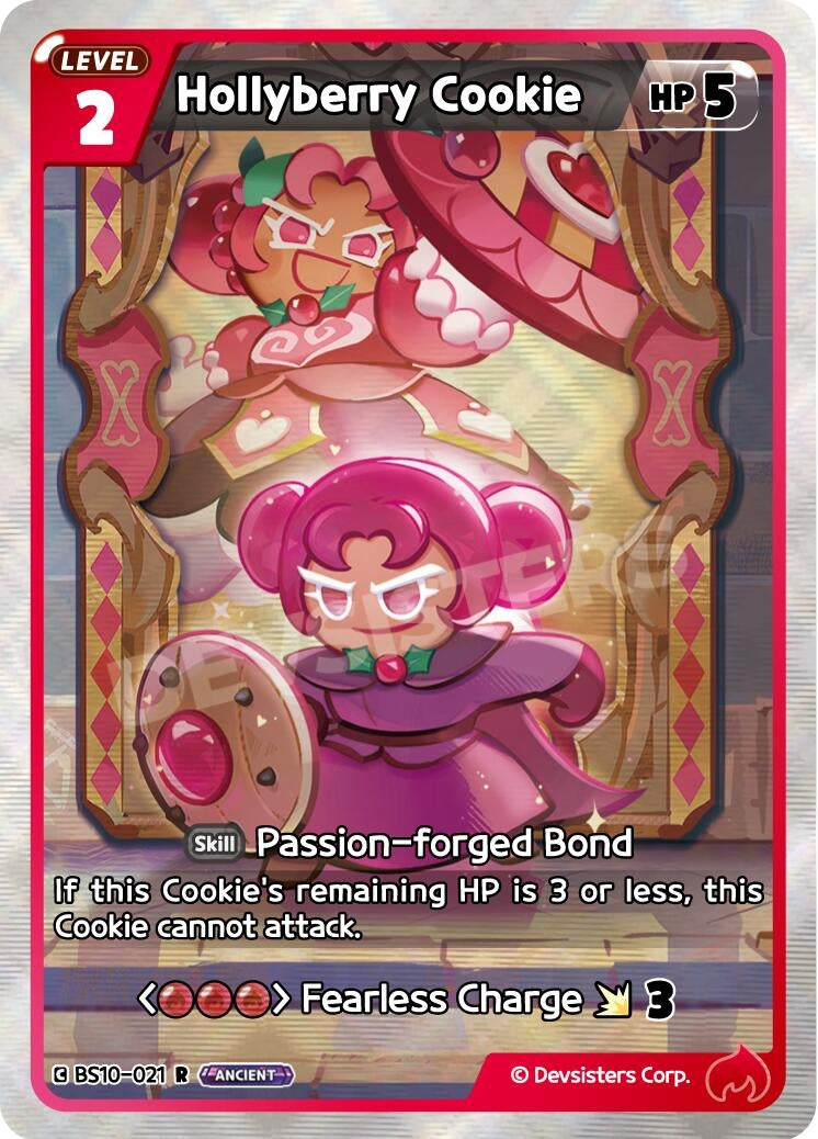 Image for Hollyberry Cookie (021) (BS10-021) [The Dark Enchantress War] - CookieRun: Braverse TCG