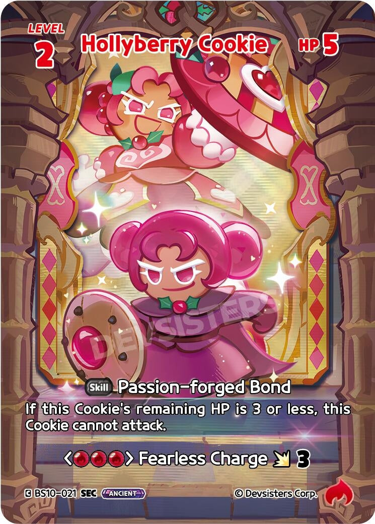 Image for Hollyberry Cookie (021) (SEC) (BS10-021) [The Dark Enchantress War] - CookieRun: Braverse TCG