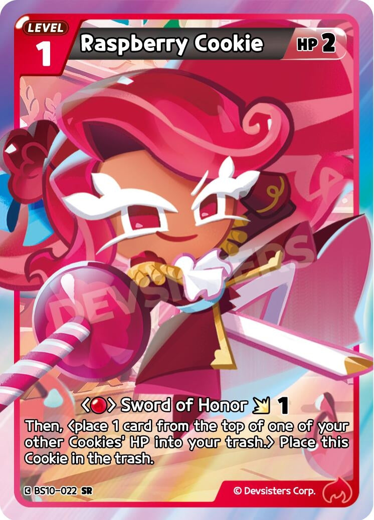 Image for Raspberry Cookie (022) (BS10-022) [The Dark Enchantress War] - CookieRun: Braverse TCG