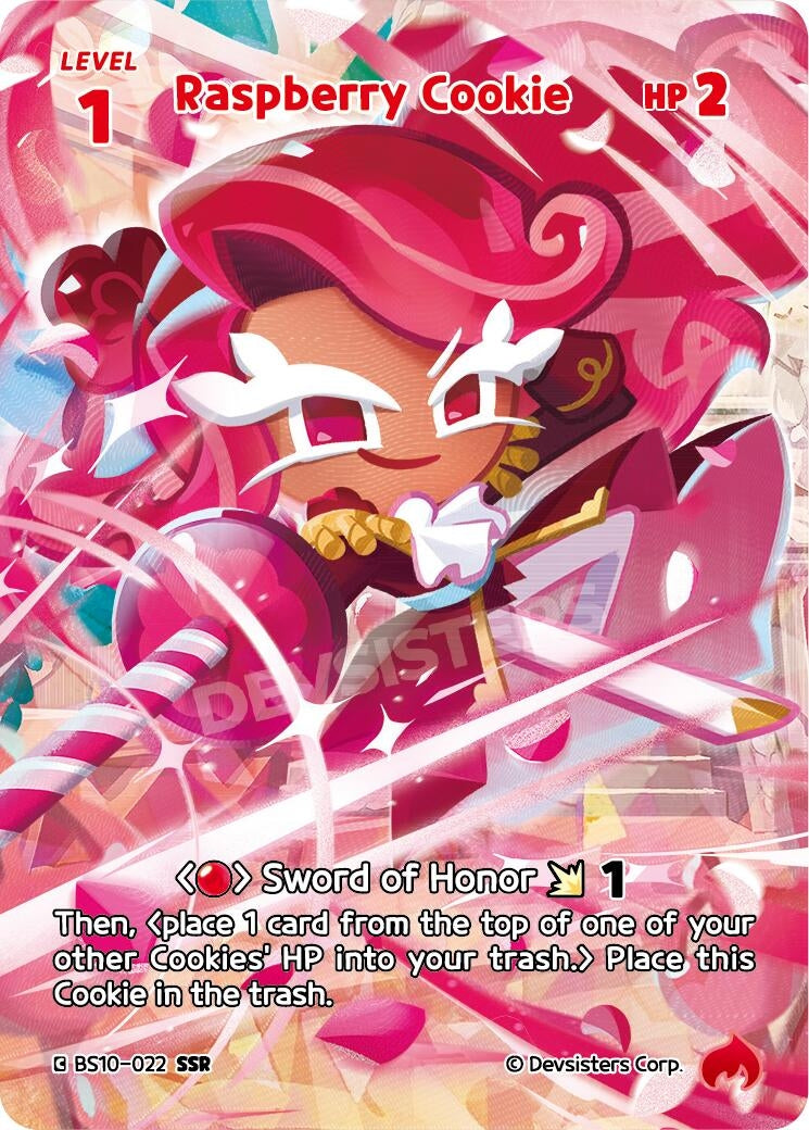 Image for Raspberry Cookie (022) (SSR) (BS10-022) [The Dark Enchantress War] - CookieRun: Braverse TCG