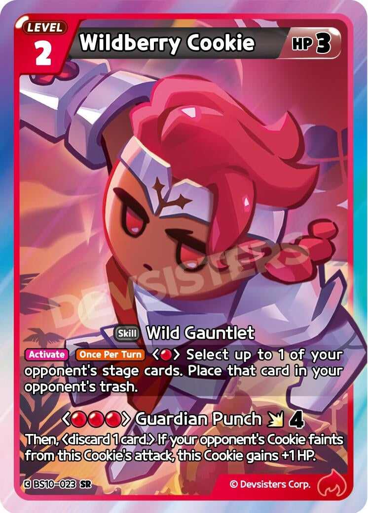 Image for Wildberry Cookie (023) (BS10-023) [The Dark Enchantress War] - CookieRun: Braverse TCG
