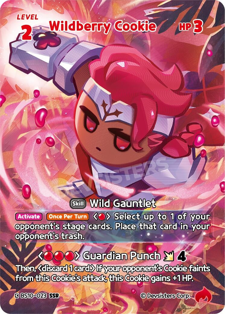 Image for Wildberry Cookie (023) (SSR) (BS10-023) [The Dark Enchantress War] - CookieRun: Braverse TCG