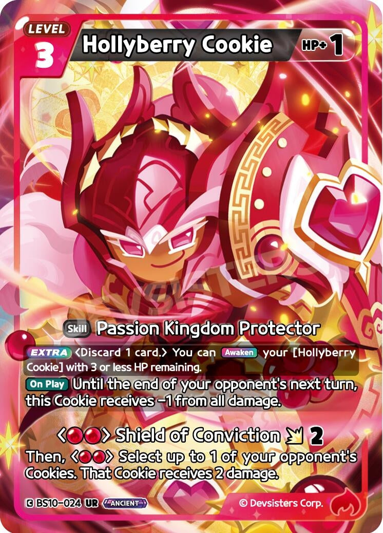 Image for Hollyberry Cookie (024) (BS10-024) [The Dark Enchantress War] - CookieRun: Braverse TCG