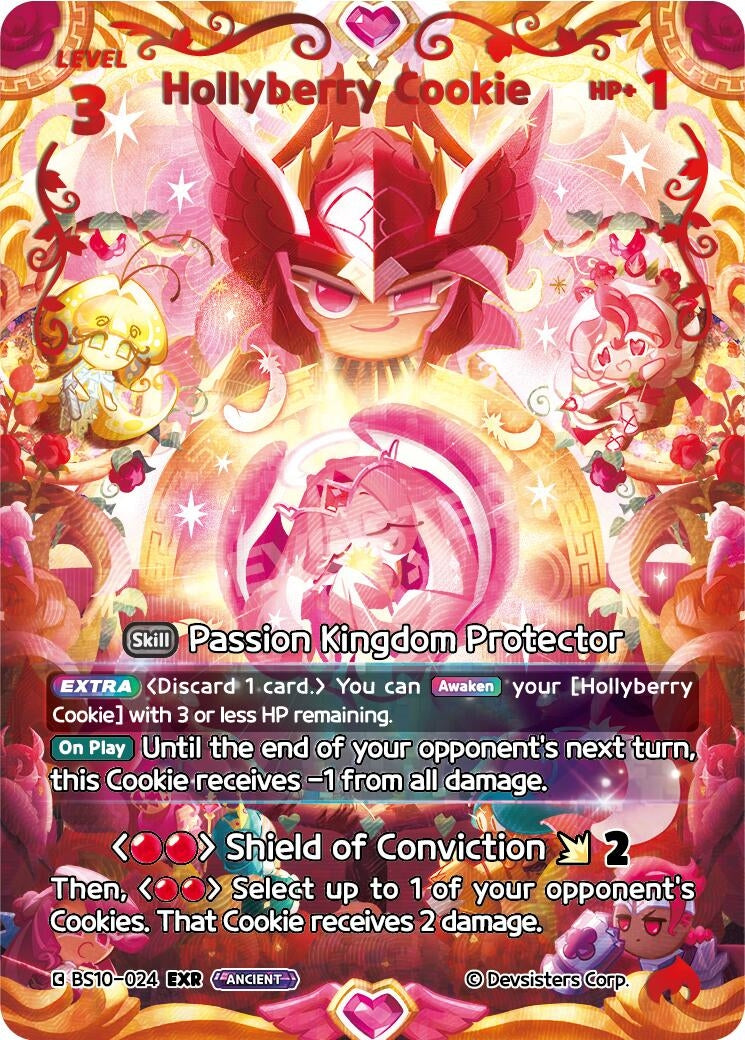 Image for Hollyberry Cookie (024) (EXR) (BS10-024) [The Dark Enchantress War] - CookieRun: Braverse TCG