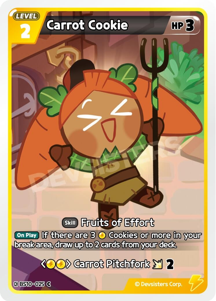 Image for Carrot Cookie (BS10-025) [The Dark Enchantress War] - CookieRun: Braverse TCG