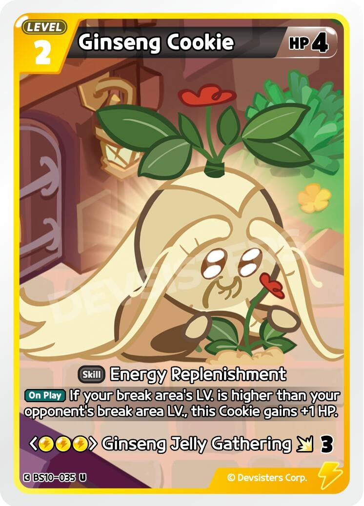 Image for Ginseng Cookie (035) (BS10-035) [The Dark Enchantress War] - CookieRun: Braverse TCG