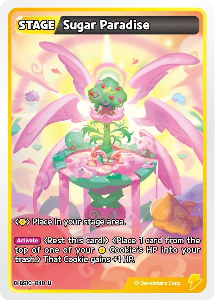 Image for Sugar Paradise (BS10-040) [The Dark Enchantress War] - CookieRun: Braverse TCG
