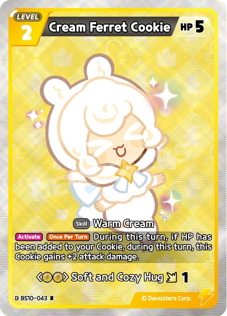 Image for Cream Ferret Cookie (BS10-043) [The Dark Enchantress War] - CookieRun: Braverse TCG