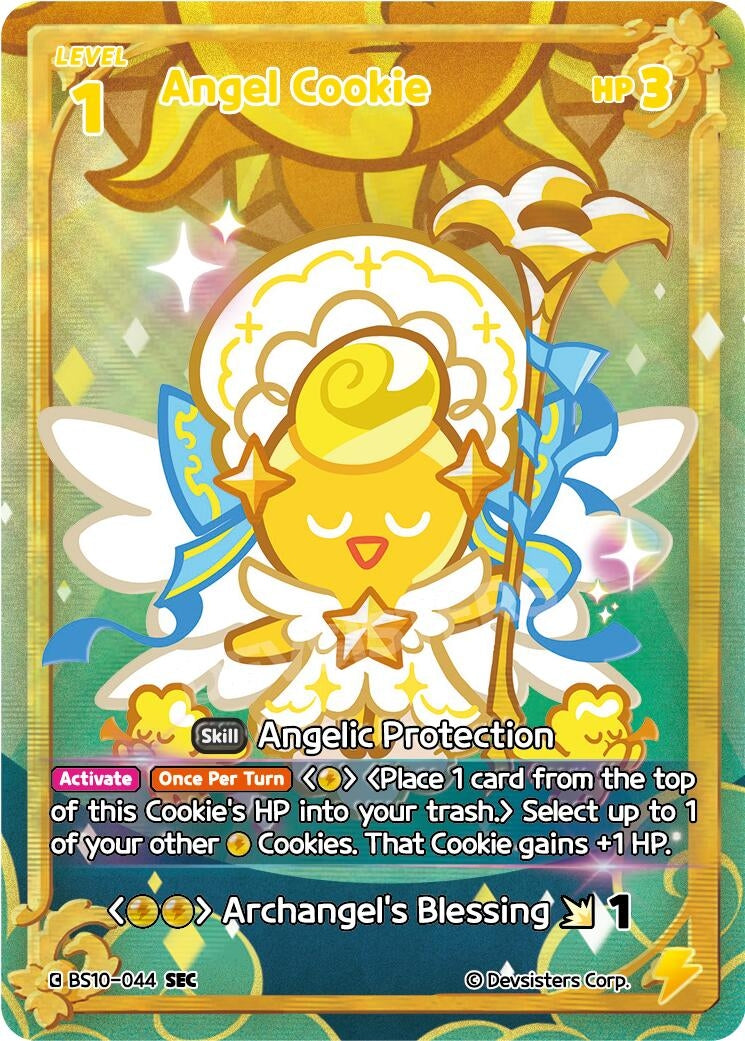 Image for Angel Cookie (SEC) (BS10-044) [The Dark Enchantress War] - CookieRun: Braverse TCG