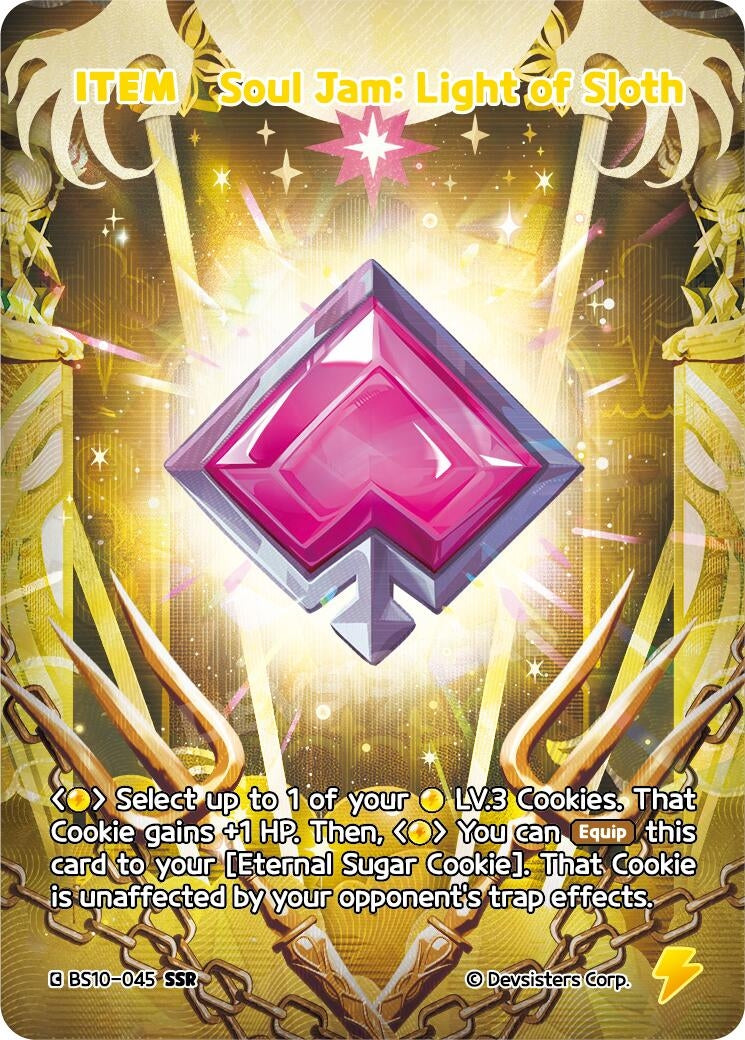 Image for Soul Jam: Light of Sloth (SSR) (BS10-045) [The Dark Enchantress War] - CookieRun: Braverse TCG
