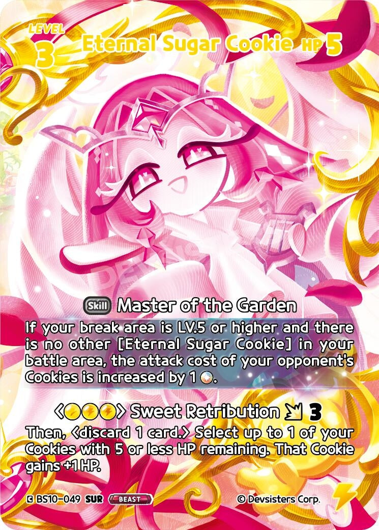 Image for Eternal Sugar Cookie (049) (SUR) (BS10-049) [The Dark Enchantress War] - CookieRun: Braverse TCG