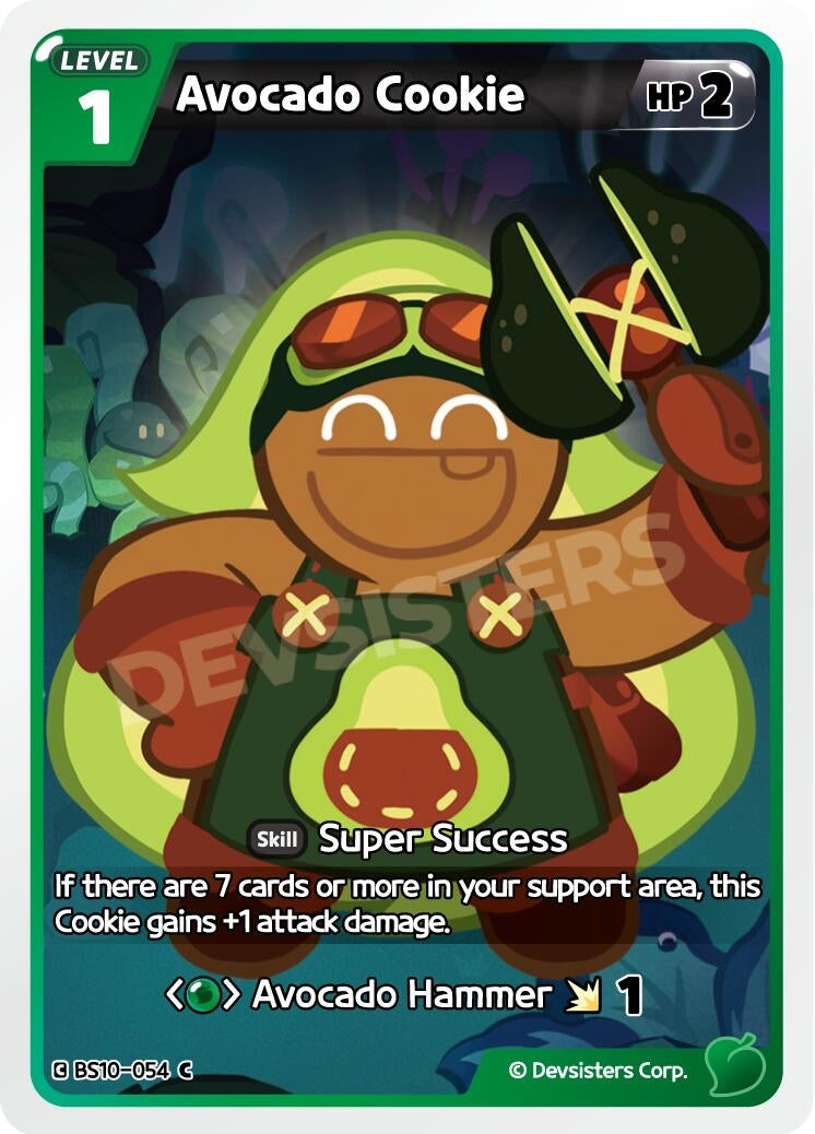 Image for Avocado Cookie (BS10-054) [The Dark Enchantress War] - CookieRun: Braverse TCG