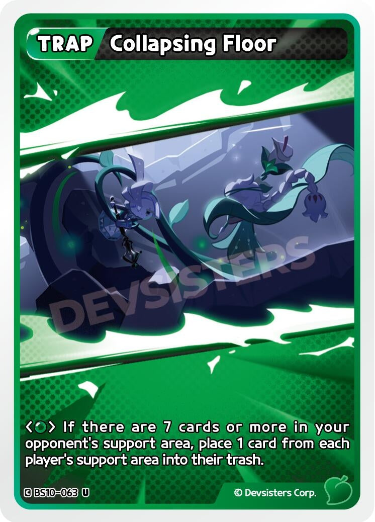 Image for Collapsing Floor (BS10-063) [The Dark Enchantress War] - CookieRun: Braverse TCG