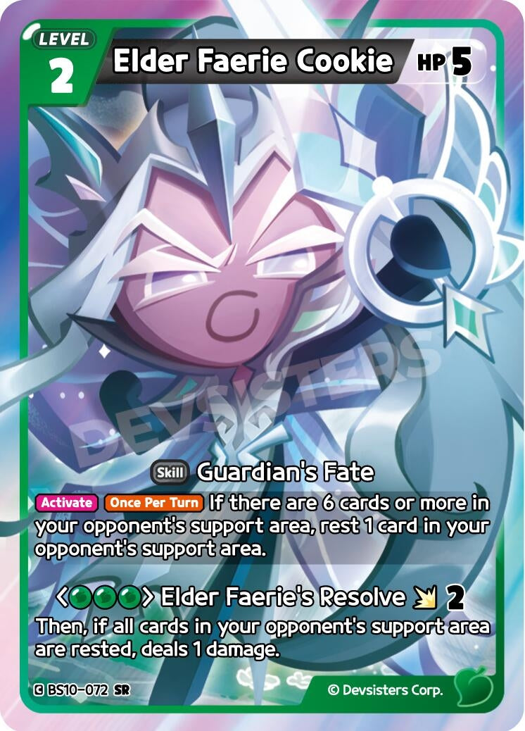Image for Elder Faerie Cookie (BS10-072) [The Dark Enchantress War] - CookieRun: Braverse TCG