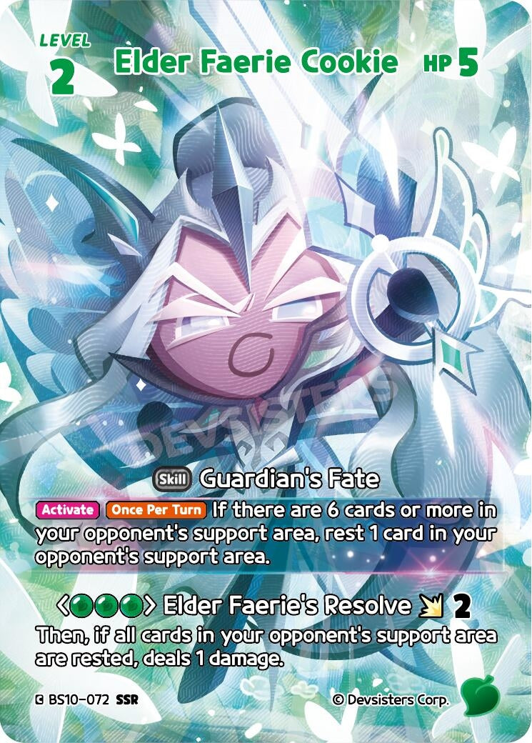 Image for Elder Faerie Cookie (SSR) (BS10-072) [The Dark Enchantress War] - CookieRun: Braverse TCG
