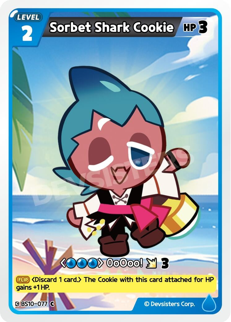 Image for Sorbet Shark Cookie (BS10-077) [The Dark Enchantress War] - CookieRun: Braverse TCG