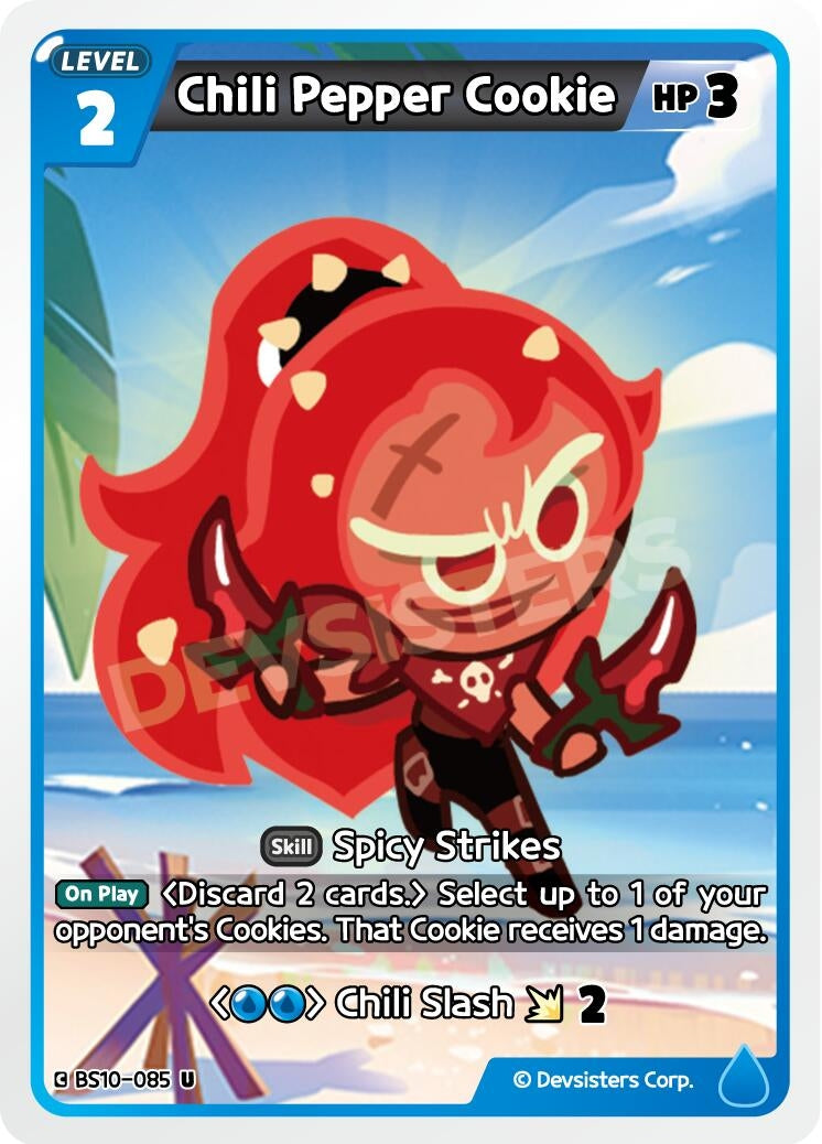 Image for Chili Pepper Cookie (BS10-085) [The Dark Enchantress War] - CookieRun: Braverse TCG