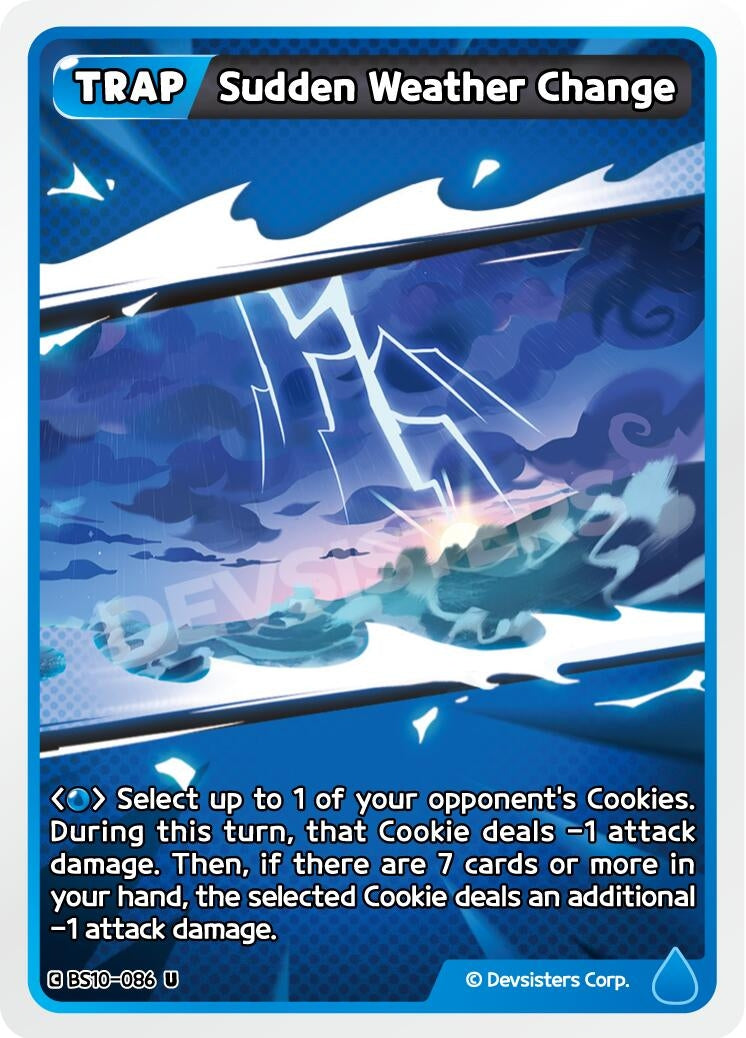 Image for Sudden Weather Change (BS10-086) [The Dark Enchantress War] - CookieRun: Braverse TCG