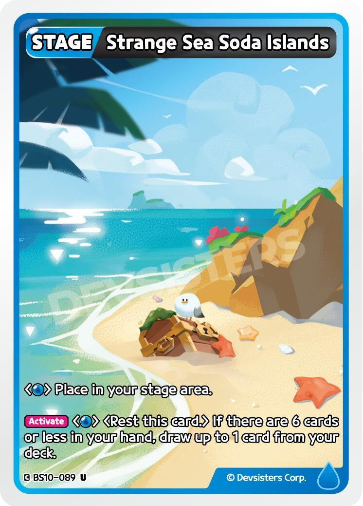 Image for Strange Sea Soda Islands (BS10-089) [The Dark Enchantress War] - CookieRun: Braverse TCG