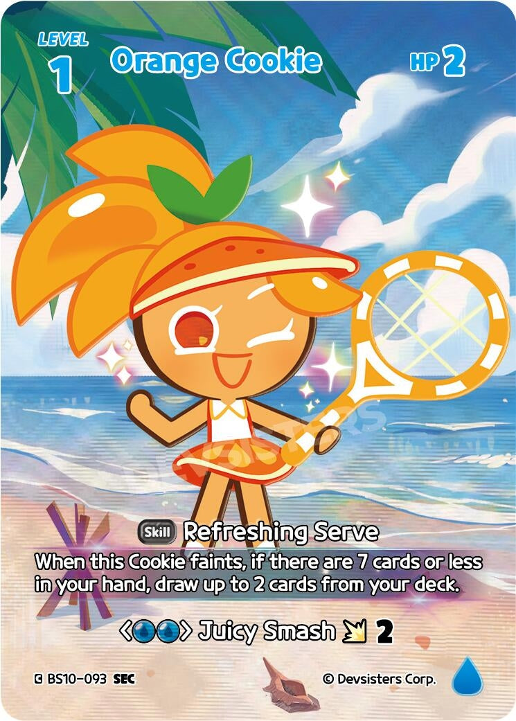 Image for Orange Cookie (SEC) (BS10-093) [The Dark Enchantress War] - CookieRun: Braverse TCG