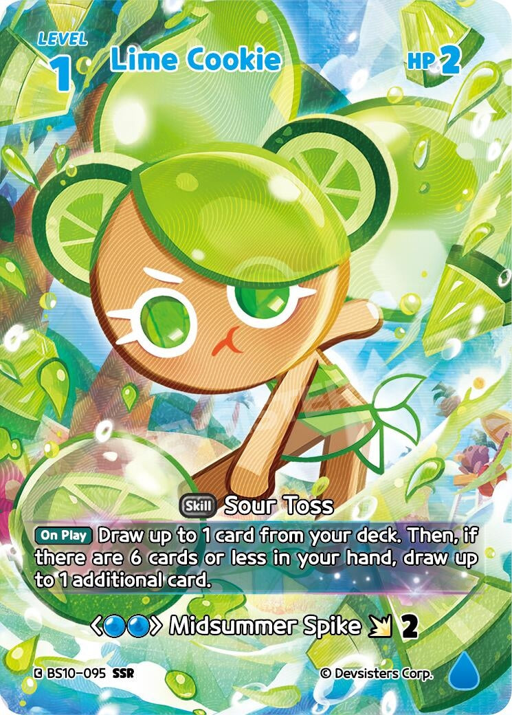 Image for Lime Cookie (SSR) (BS10-095) [The Dark Enchantress War] - CookieRun: Braverse TCG