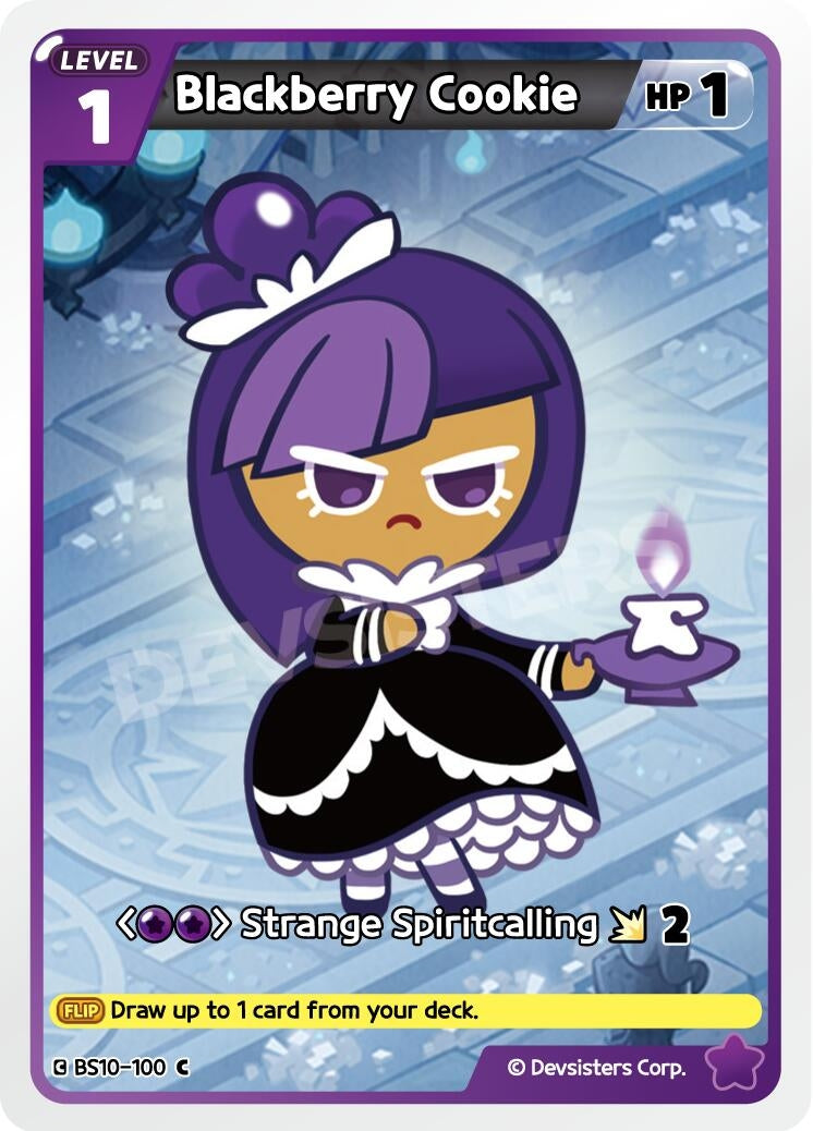 Image for Blackberry Cookie (BS10-100) [The Dark Enchantress War] - CookieRun: Braverse TCG