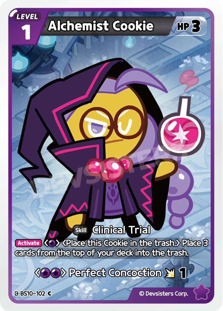 Image for Alchemist Cookie (BS10-102) [The Dark Enchantress War] - CookieRun: Braverse TCG