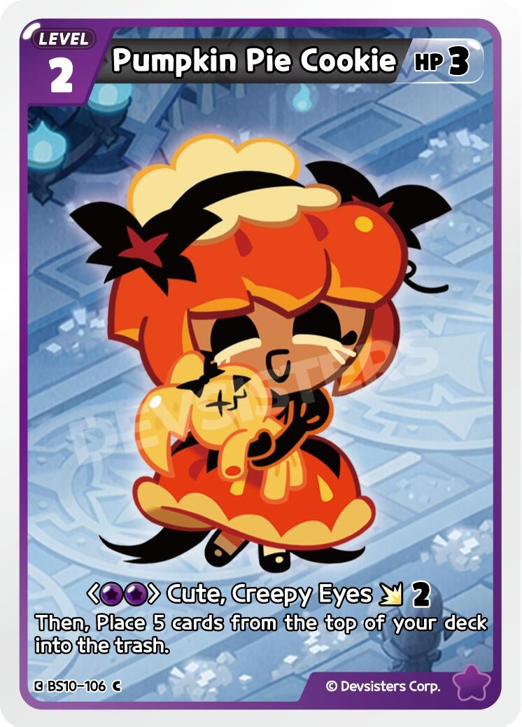 Image for Pumpkin Pie Cookie (BS10-106) [The Dark Enchantress War] - CookieRun: Braverse TCG
