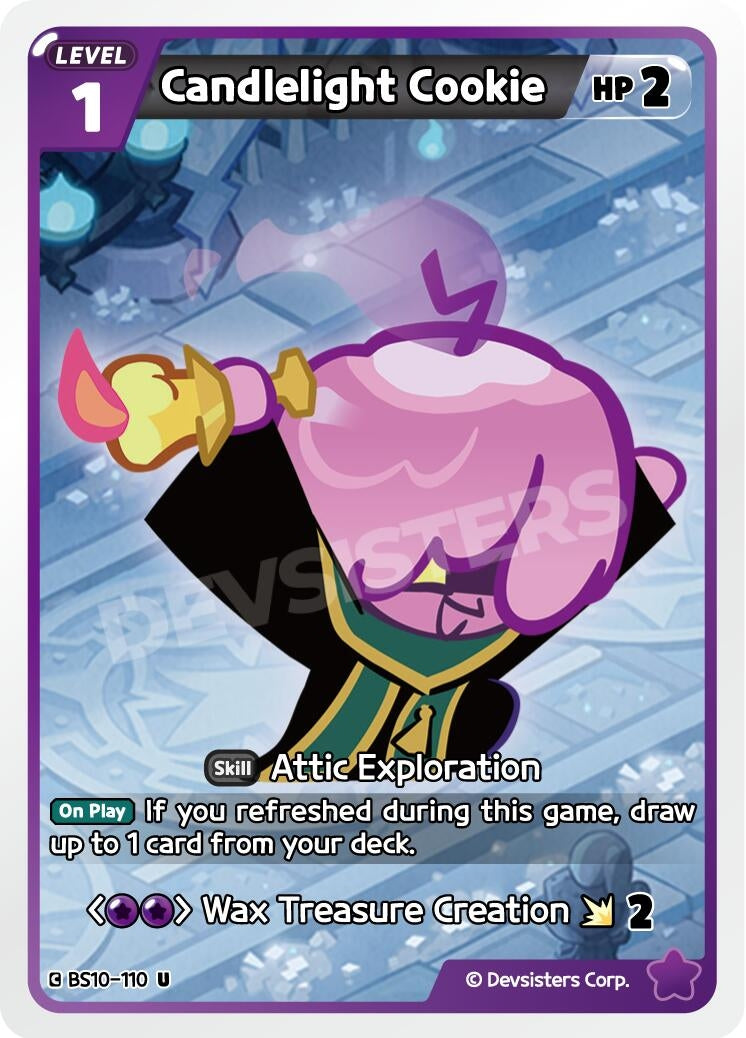 Image for Candlelight Cookie (BS10-110) [The Dark Enchantress War] - CookieRun: Braverse TCG