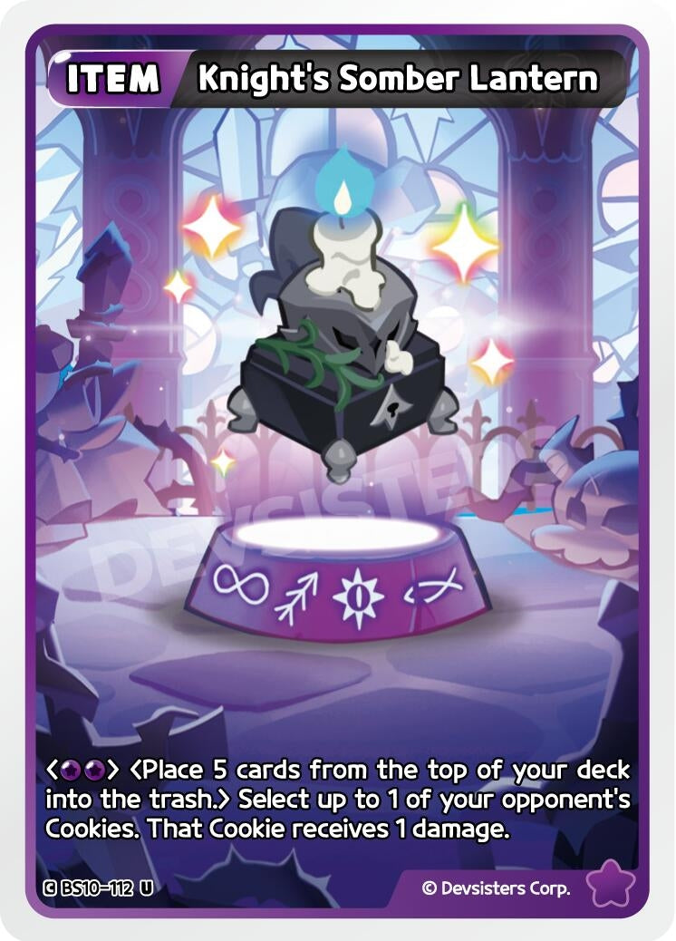 Image for Knight's Somber Lantern (BS10-112) [The Dark Enchantress War] - CookieRun: Braverse TCG