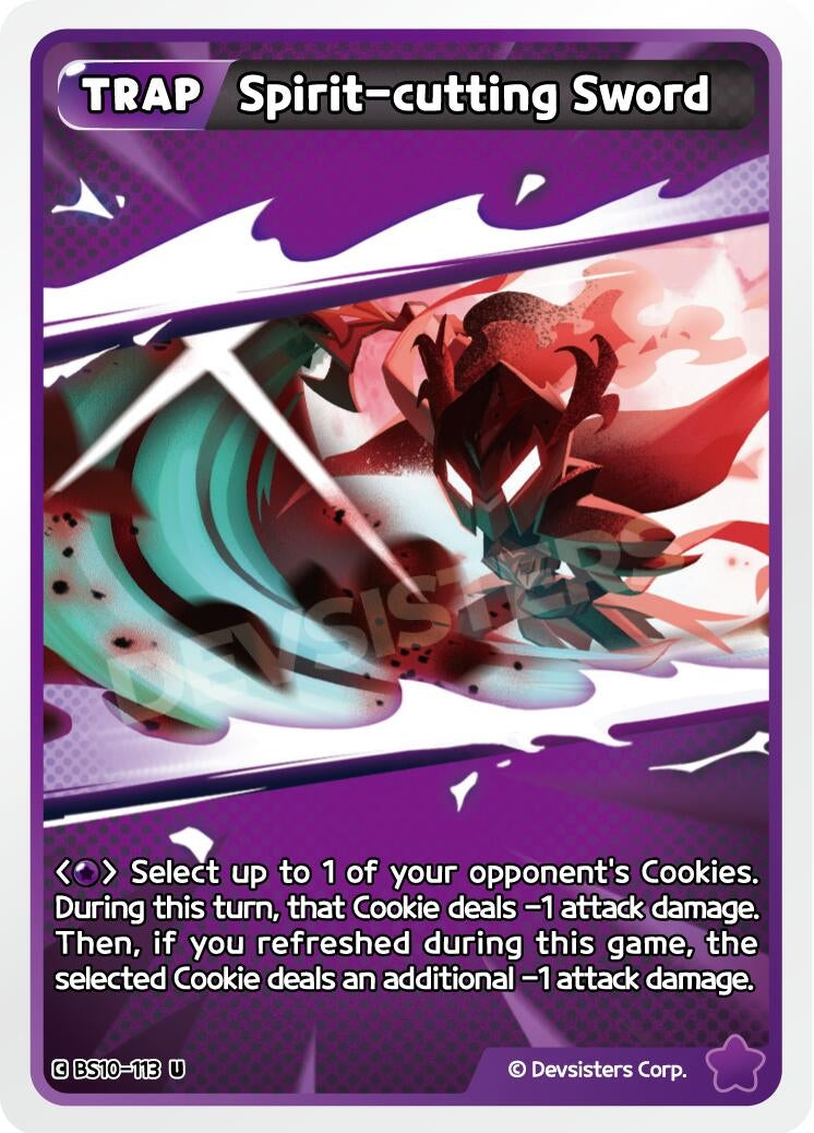 Image for Spirit-cutting Sword (BS10-113) [The Dark Enchantress War] - CookieRun: Braverse TCG