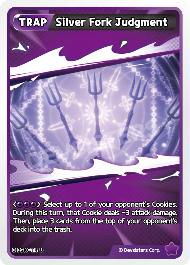 Image for Silver Fork Judgment (BS10-114) [The Dark Enchantress War] - CookieRun: Braverse TCG