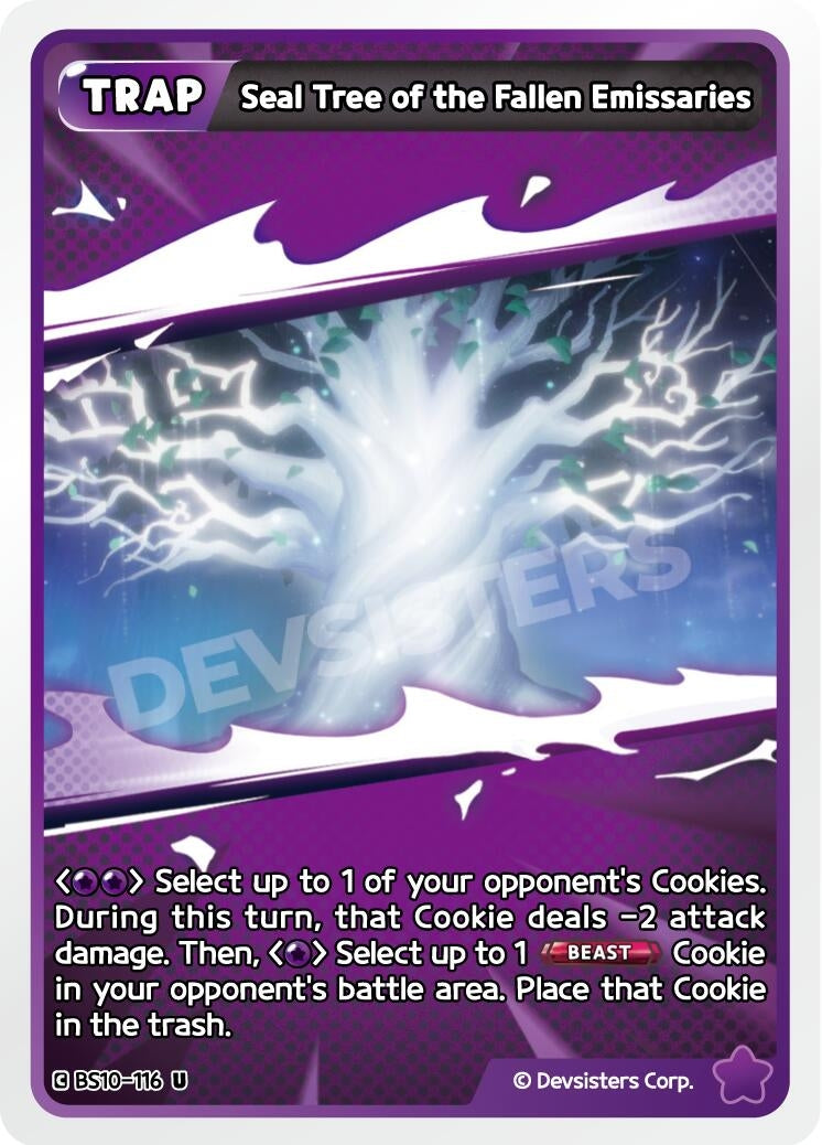 Image for Seal Tree of the Fallen Emissaries (BS10-116) [The Dark Enchantress War] - CookieRun: Braverse TCG