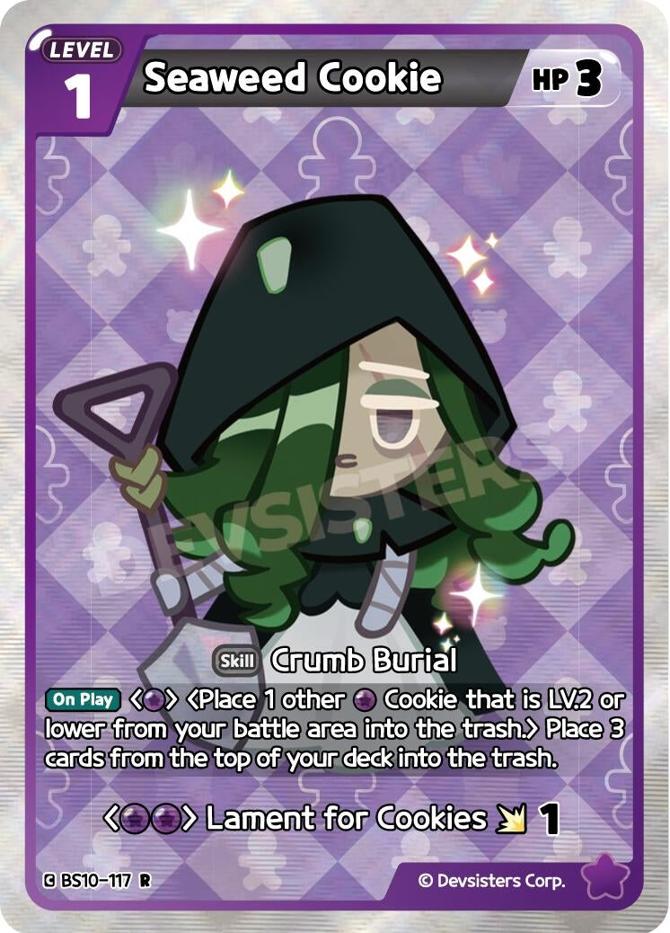 Image for Seaweed Cookie (BS10-117) [The Dark Enchantress War] - CookieRun: Braverse TCG