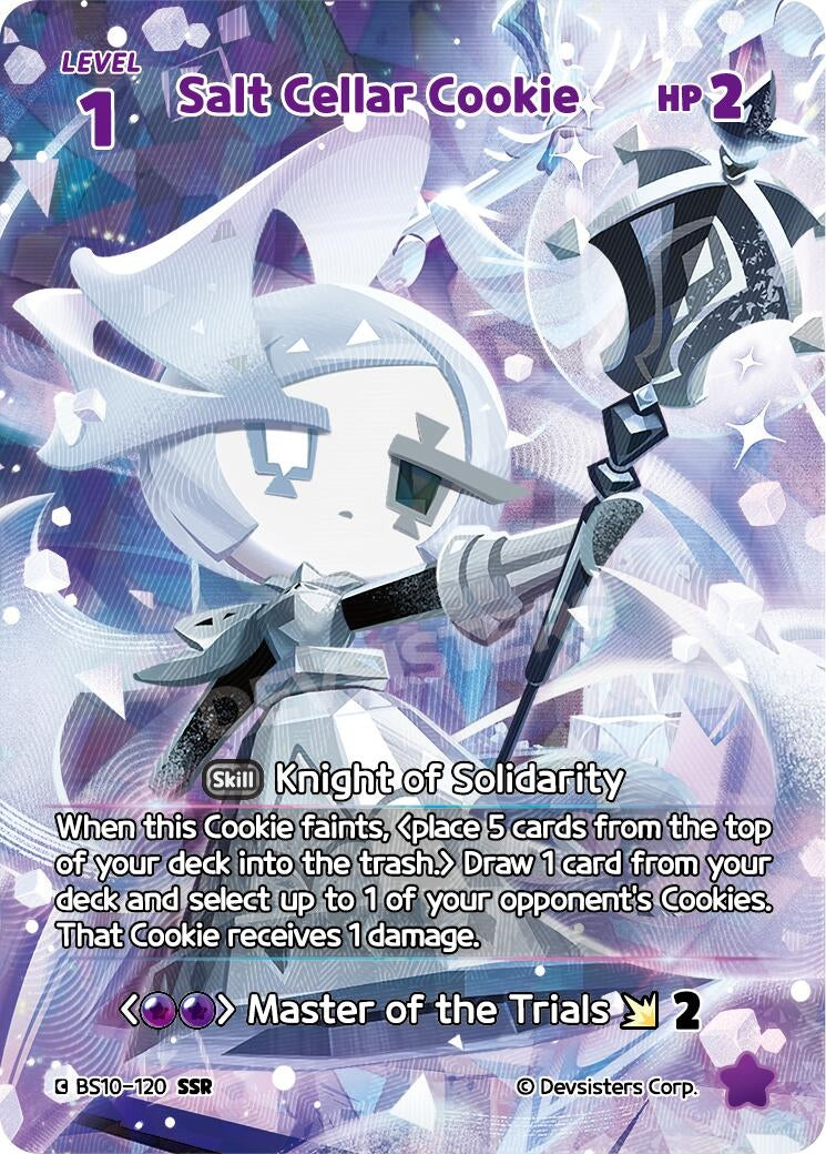 Image for Salt Cellar Cookie (120) (SSR) (BS10-120) [The Dark Enchantress War] - CookieRun: Braverse TCG