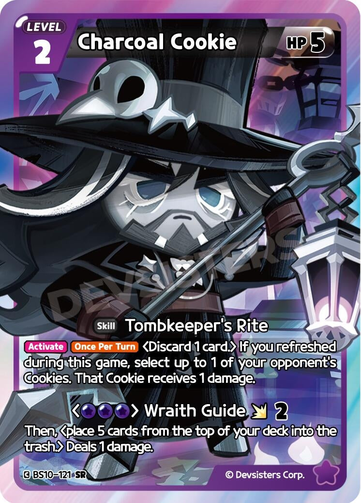 Image for Charcoal Cookie (BS10-121) [The Dark Enchantress War] - CookieRun: Braverse TCG
