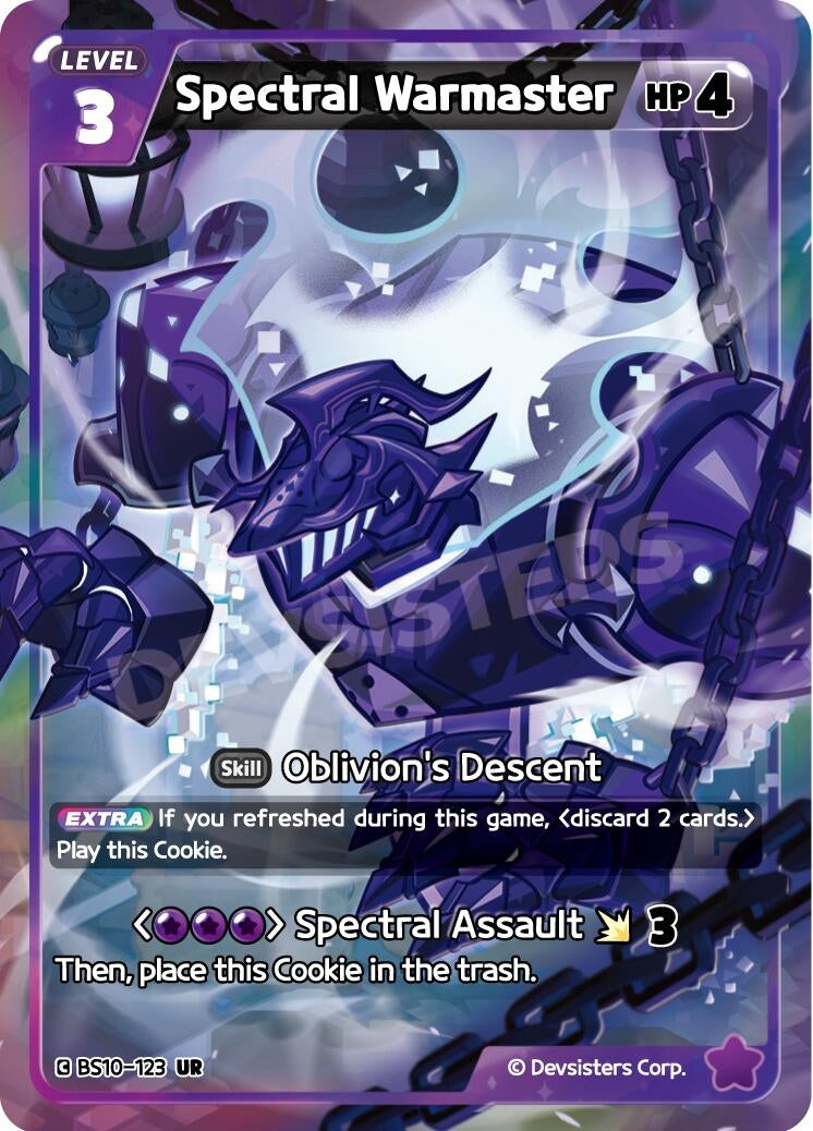 Image for Spectral Warmaster (BS10-123) [The Dark Enchantress War] - CookieRun: Braverse TCG
