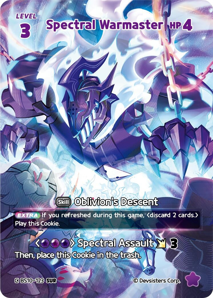 Image for Spectral Warmaster (SUR) (BS10-123) [The Dark Enchantress War] - CookieRun: Braverse TCG