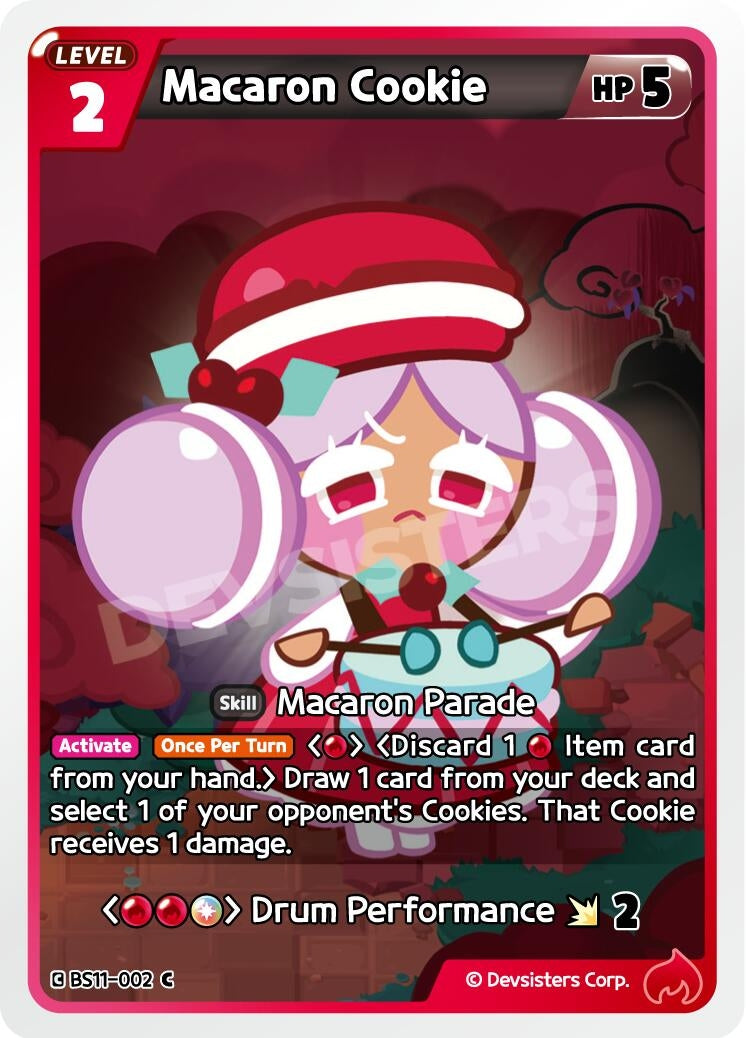 Image for Macaron Cookie (BS11-002) [The Dark Enchantress War] - CookieRun: Braverse TCG