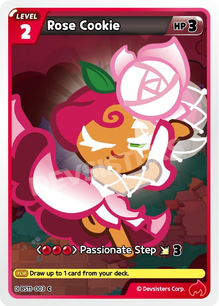 Image for Rose Cookie (BS11-003) [The Dark Enchantress War] - CookieRun: Braverse TCG