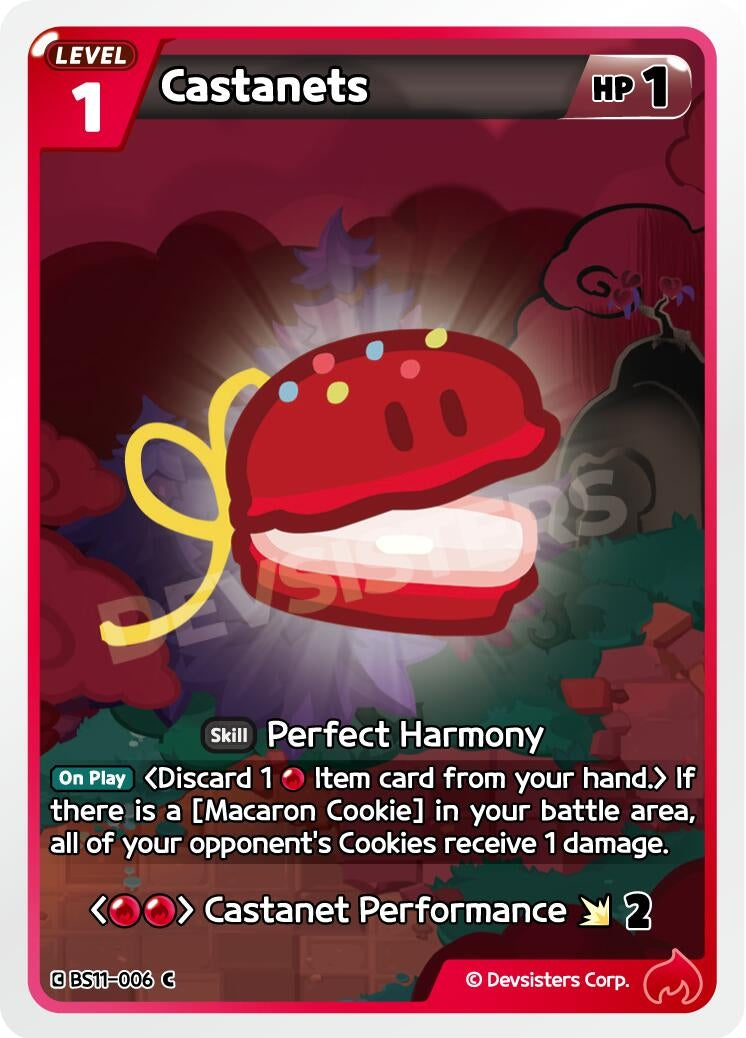 Image for Castanets (BS11-006) [The Dark Enchantress War] - CookieRun: Braverse TCG