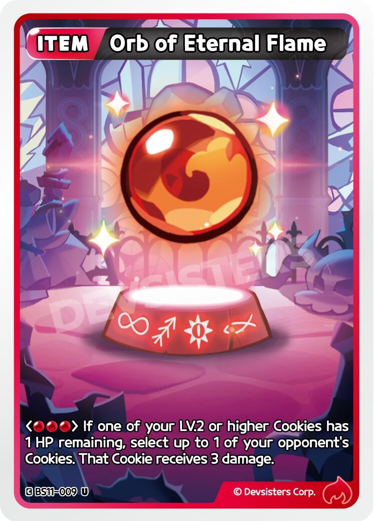 Image for Orb of Eternal Flame (BS11-009) [The Dark Enchantress War] - CookieRun: Braverse TCG
