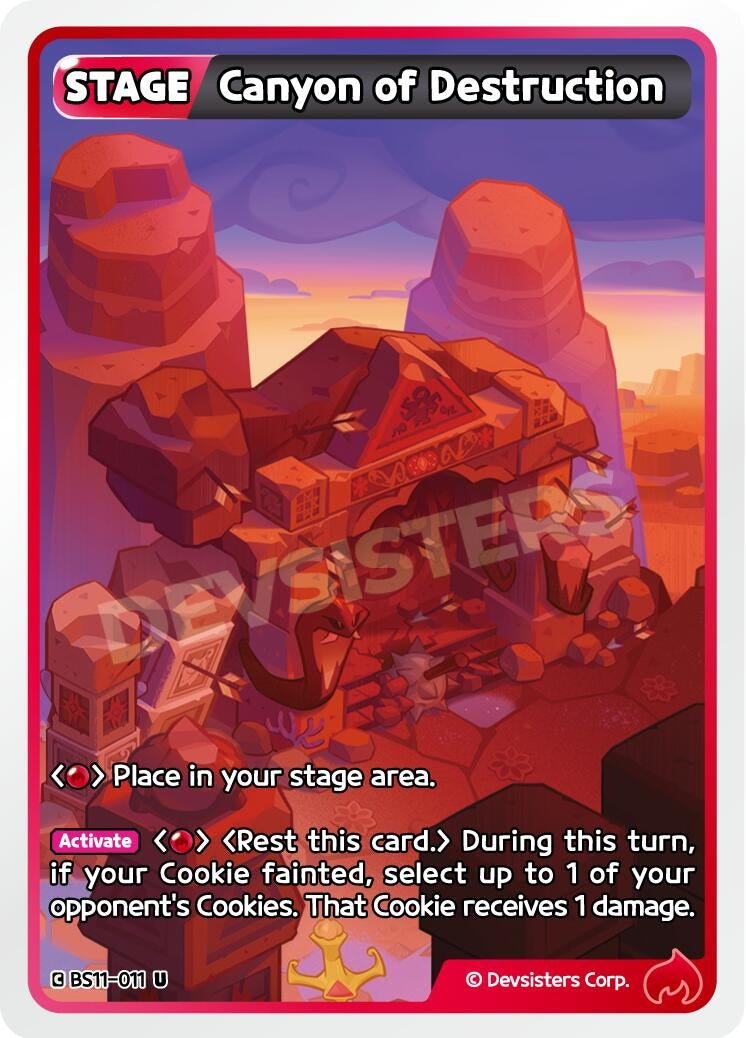 Image for Canyon of Destruction (BS11-011) [The Dark Enchantress War] - CookieRun: Braverse TCG