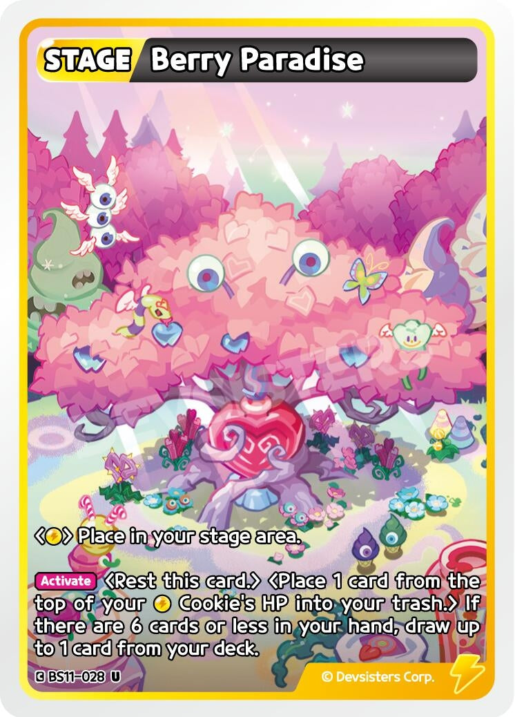 Image for Berry Paradise (BS11-028) [The Dark Enchantress War] - CookieRun: Braverse TCG
