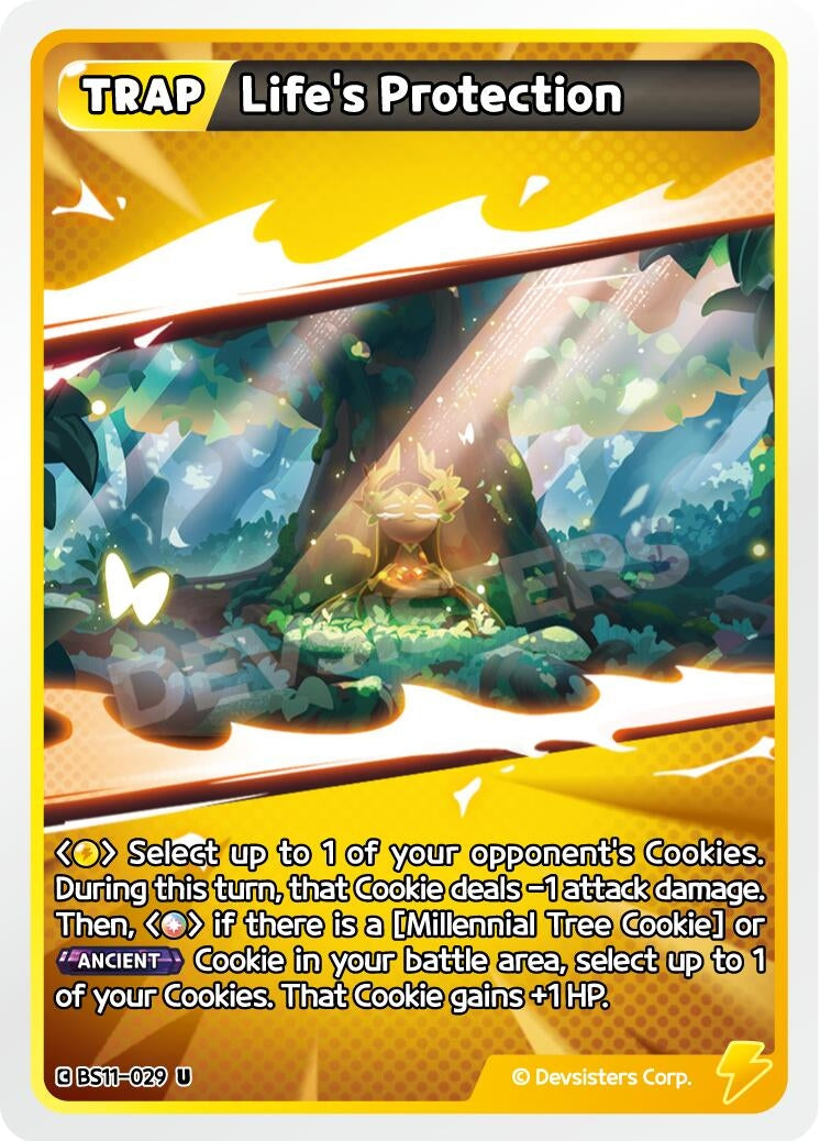 Image for Life's Protection (BS11-029) [The Dark Enchantress War] - CookieRun: Braverse TCG