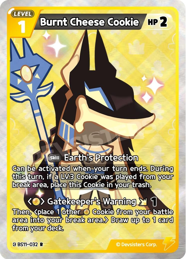 Image for Burnt Cheese Cookie (BS11-032) [The Dark Enchantress War] - CookieRun: Braverse TCG